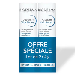 Bioderma Atoderm Ultra-Moisturizing Lip Balm 2-Pack